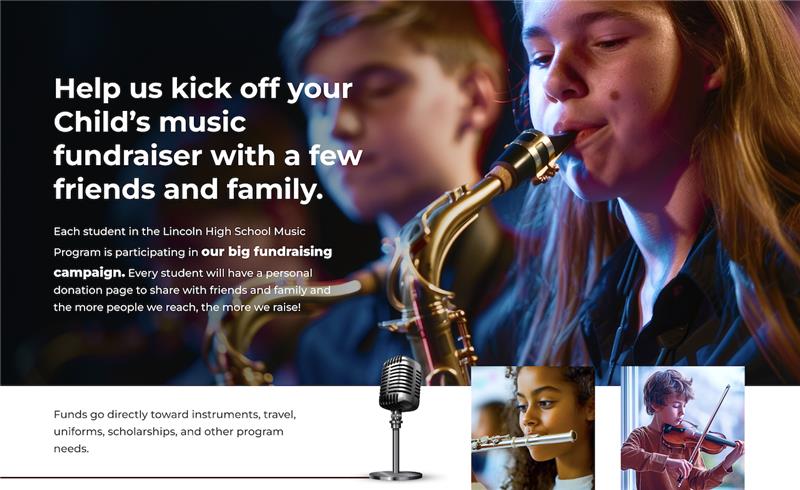 Music program fundraising
